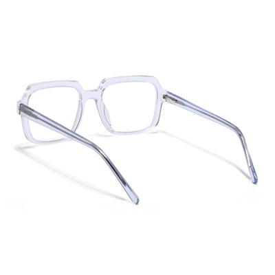 Voyage Transparent Square Eyeglasses for Men & Women (VO8004MG4903-C3)