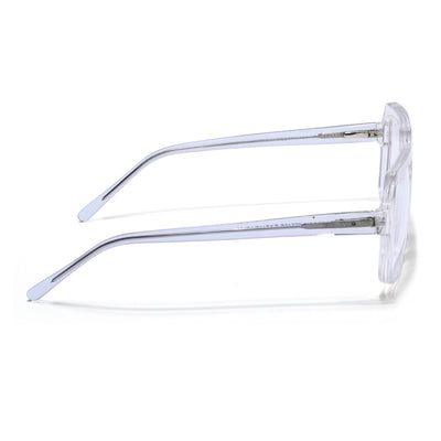 Voyage Transparent Square Eyeglasses for Men & Women (VO8004MG4903-C3)