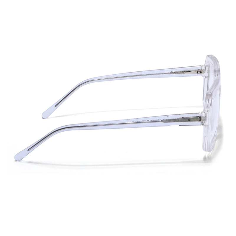 Voyage Transparent Square Eyeglasses for Men & Women (VO8004MG4903-C3)