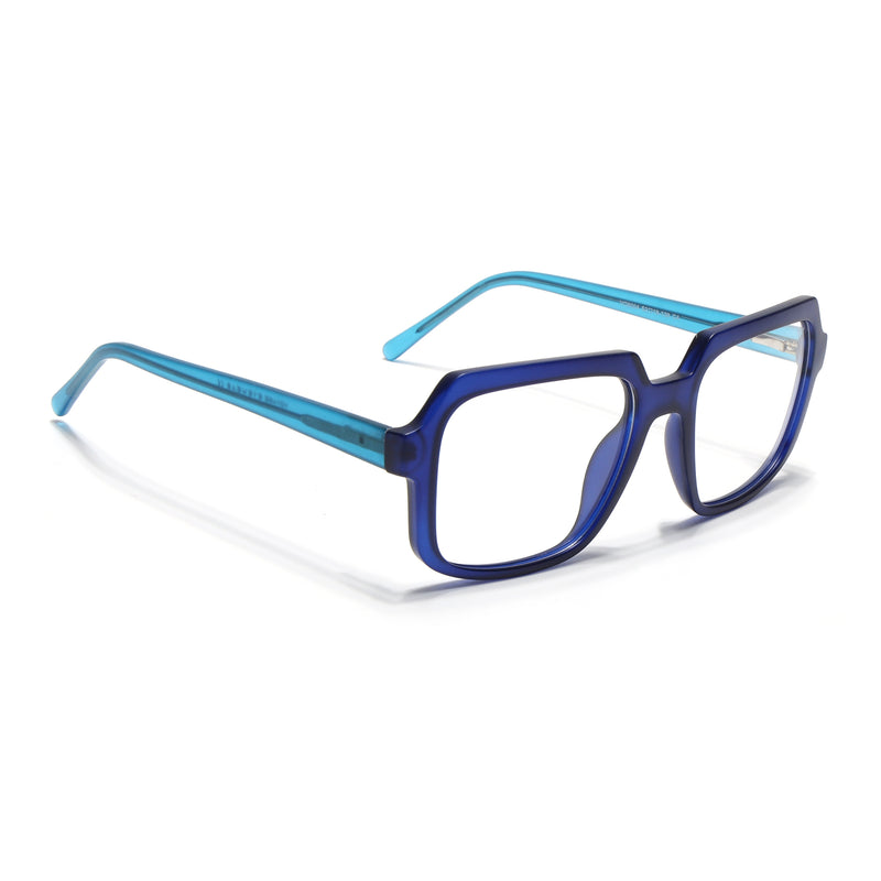Voyage Navy Blue Square Eyeglasses for Men & Women (VO8004MG4905-C5)