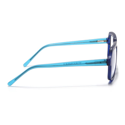 Voyage Navy Blue Square Eyeglasses for Men & Women (VO8004MG4905-C5)