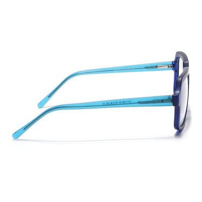 Voyage Navy Blue Square Eyeglasses for Men & Women (VO8004MG4905-C5)