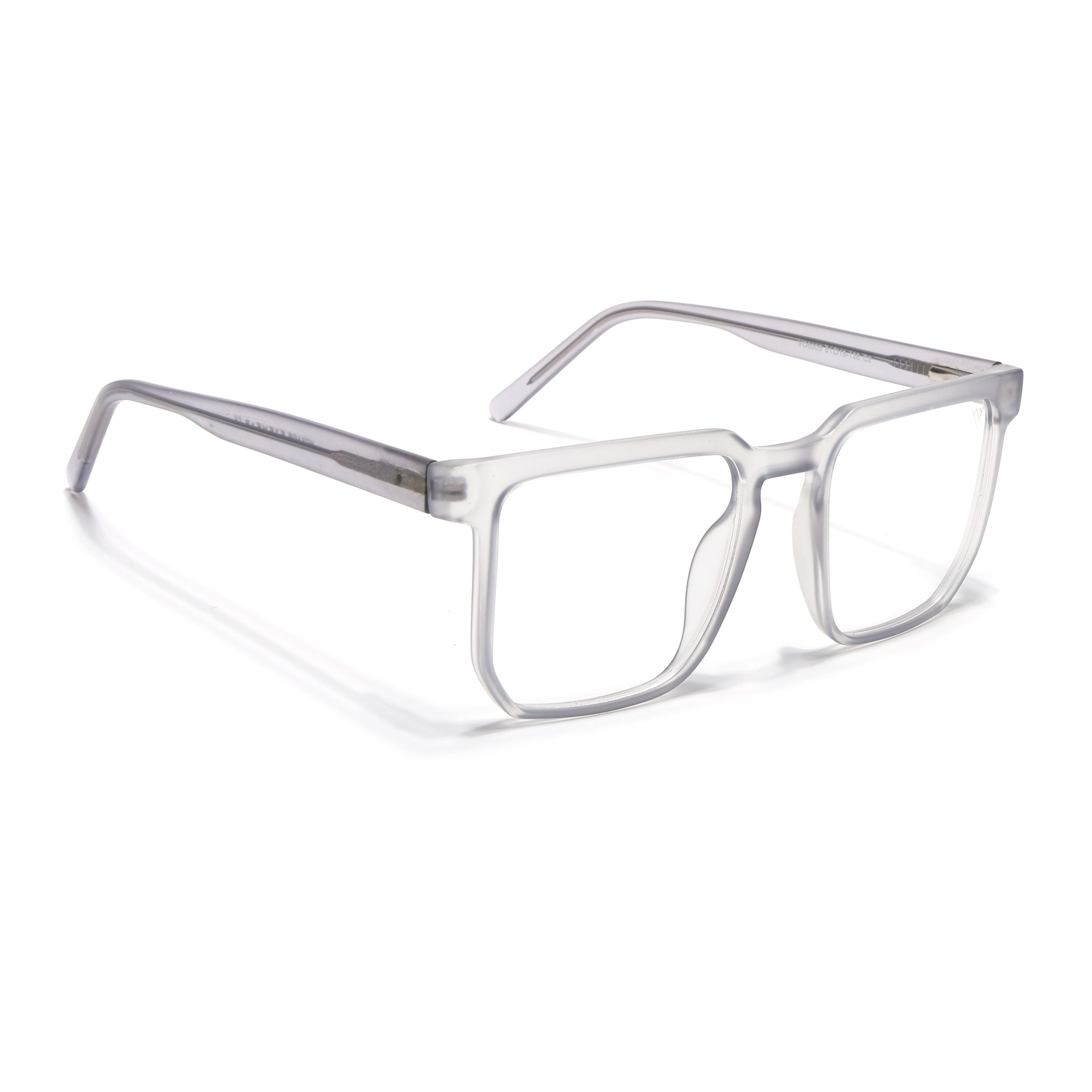 Voyage Transparent Grey Square Eyeglasses for Men & Women (VO8005MG4907-C2)