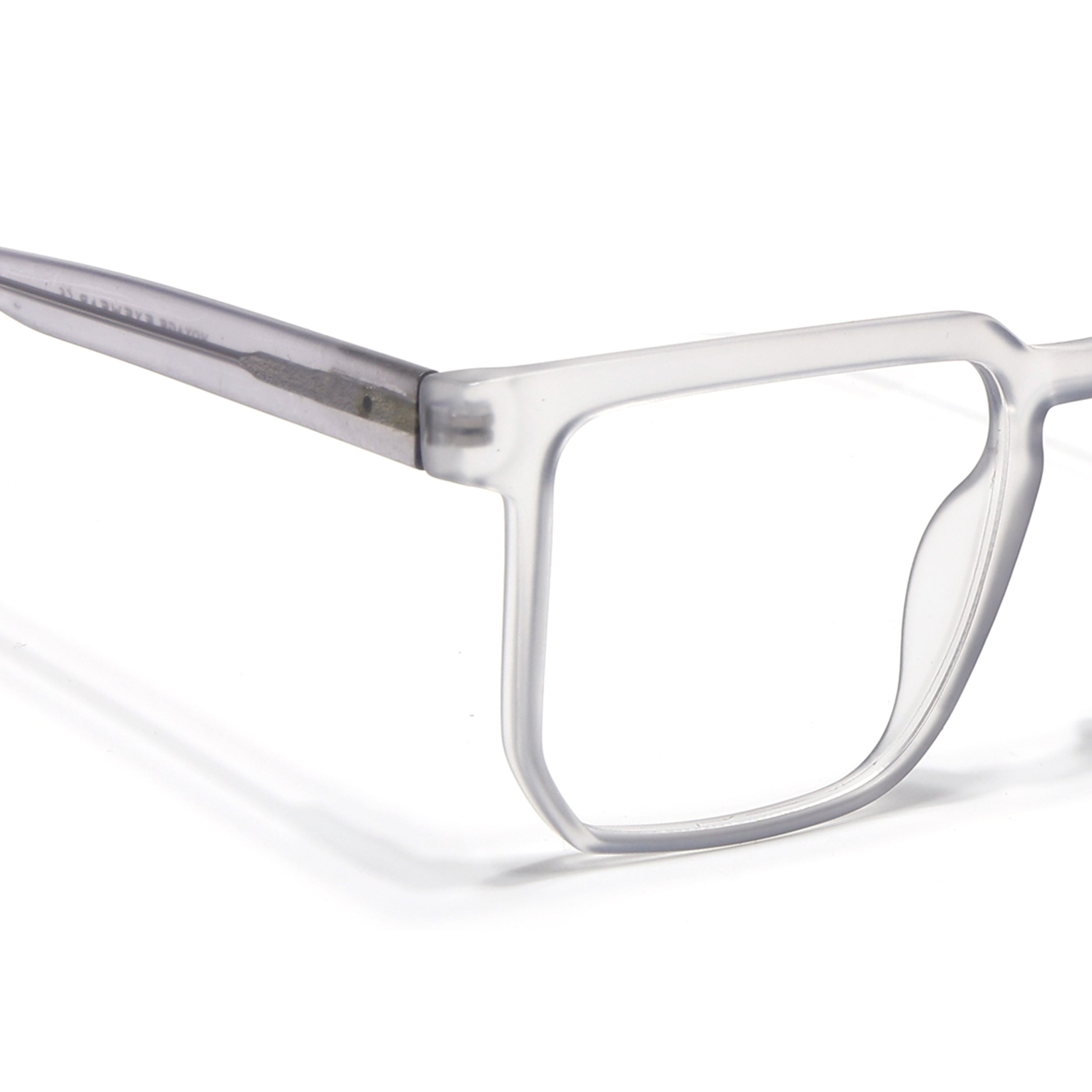 Voyage Transparent Grey Square Eyeglasses for Men & Women (VO8005MG4907-C2)