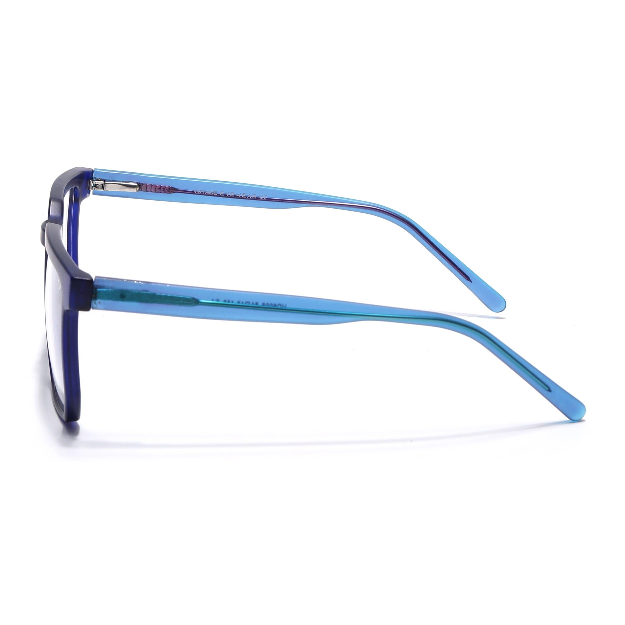 Voyage Navy Blue Square Eyeglasses for Men & Women (VO8005MG4910-C5)