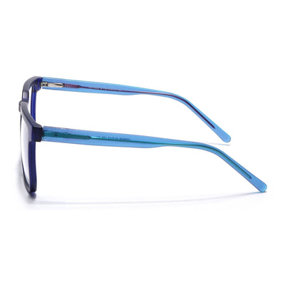 Voyage Navy Blue Square Eyeglasses for Men & Women (VO8005MG4910-C5)