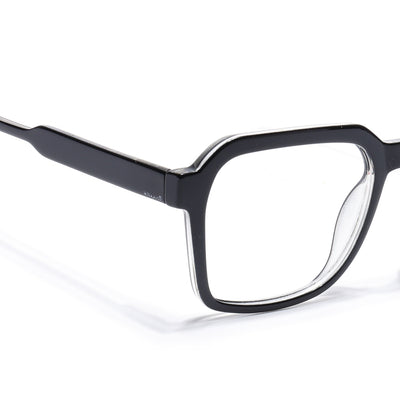 Voyage Shine Black Square Eyeglasses for Men & Women (VO8006MG4911-C1)