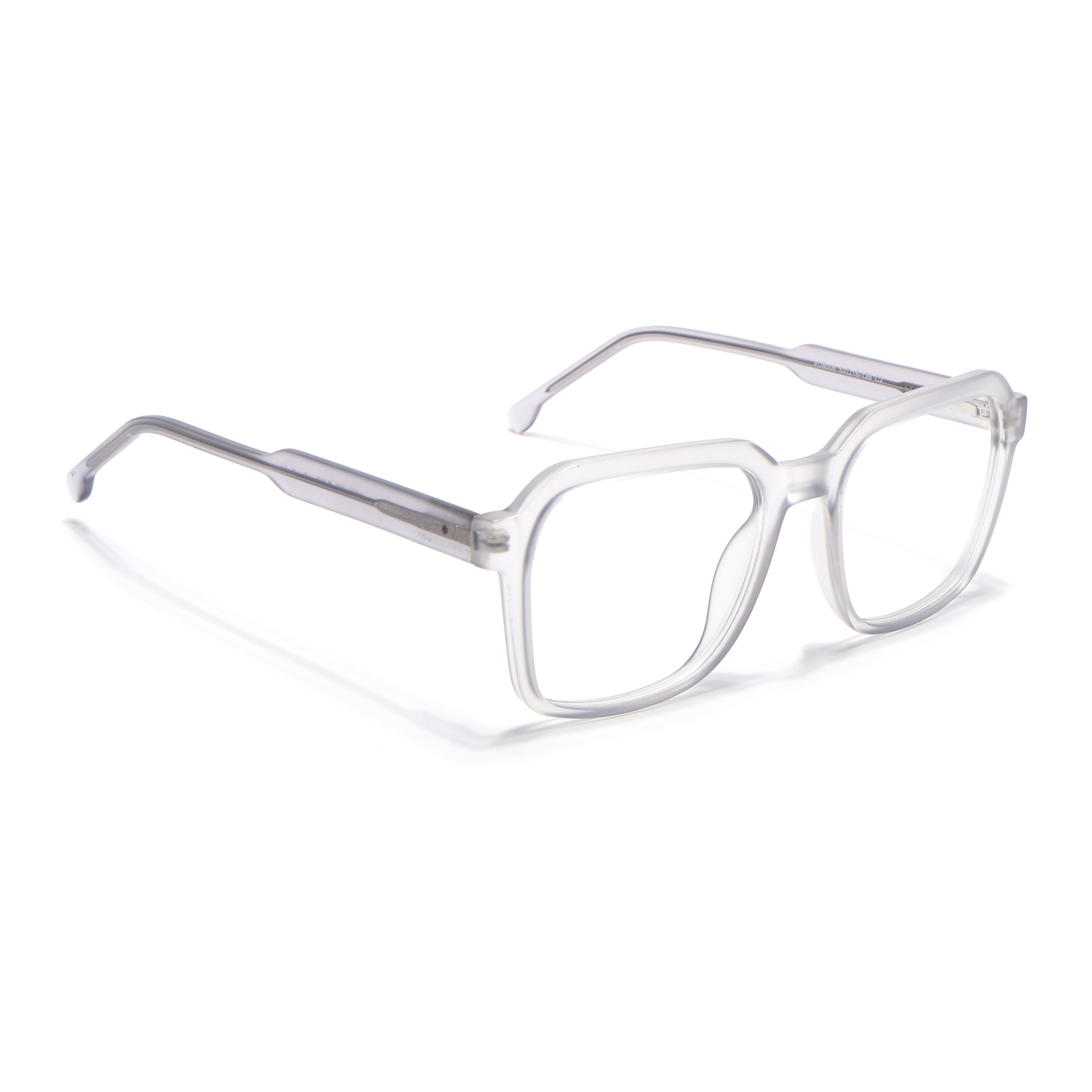 Voyage Transparent Grey Square Eyeglasses for Men & Women (VO8006MG4912-C2)