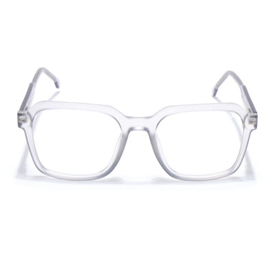 Voyage Transparent Grey Square Eyeglasses for Men & Women (VO8006MG4912-C2)