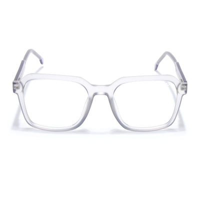 Voyage Transparent Grey Square Eyeglasses for Men & Women (VO8006MG4912-C2)
