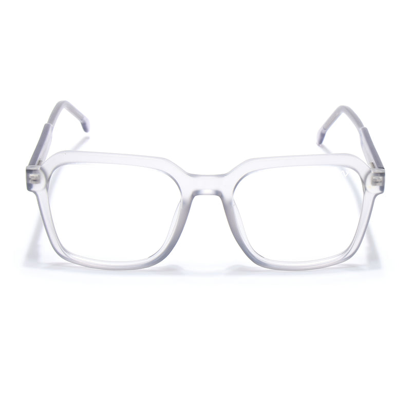 Voyage Transparent Grey Square Eyeglasses for Men & Women (VO8006MG4912-C2)