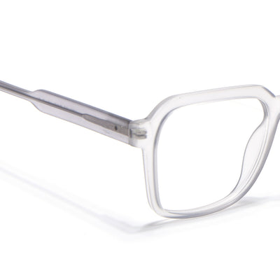 Voyage Transparent Grey Square Eyeglasses for Men & Women (VO8006MG4912-C2)