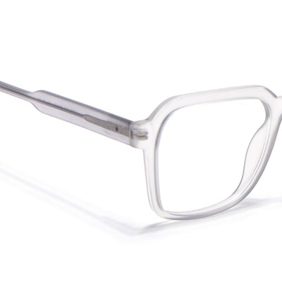 Voyage Transparent Grey Square Eyeglasses for Men & Women (VO8006MG4912-C2)