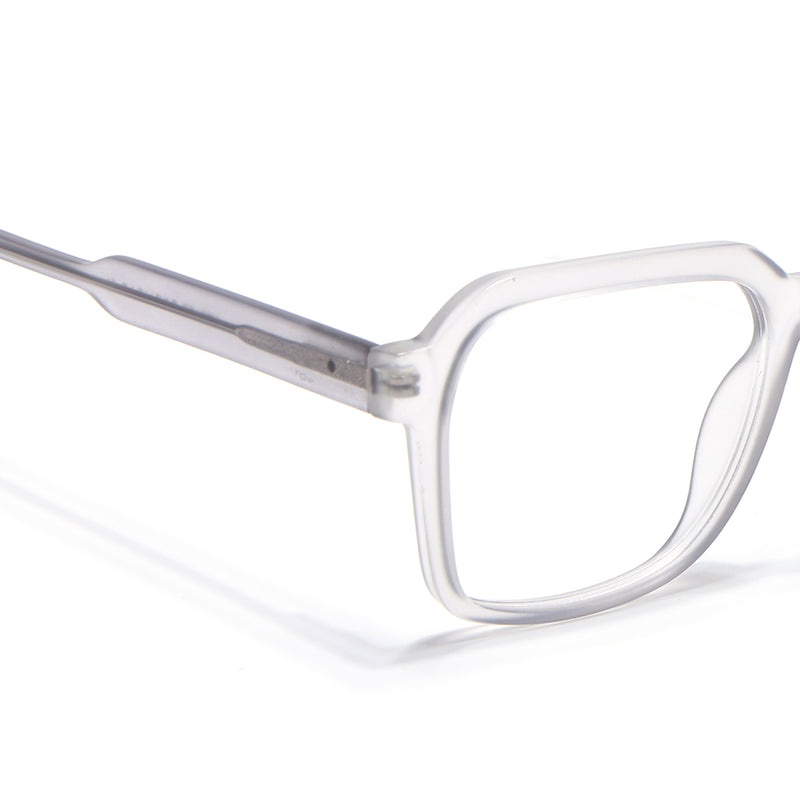 Voyage Transparent Grey Square Eyeglasses for Men & Women (VO8006MG4912-C2)