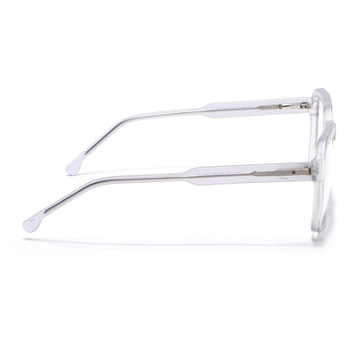 Voyage Transparent Grey Square Eyeglasses for Men & Women (VO8006MG4912-C2)