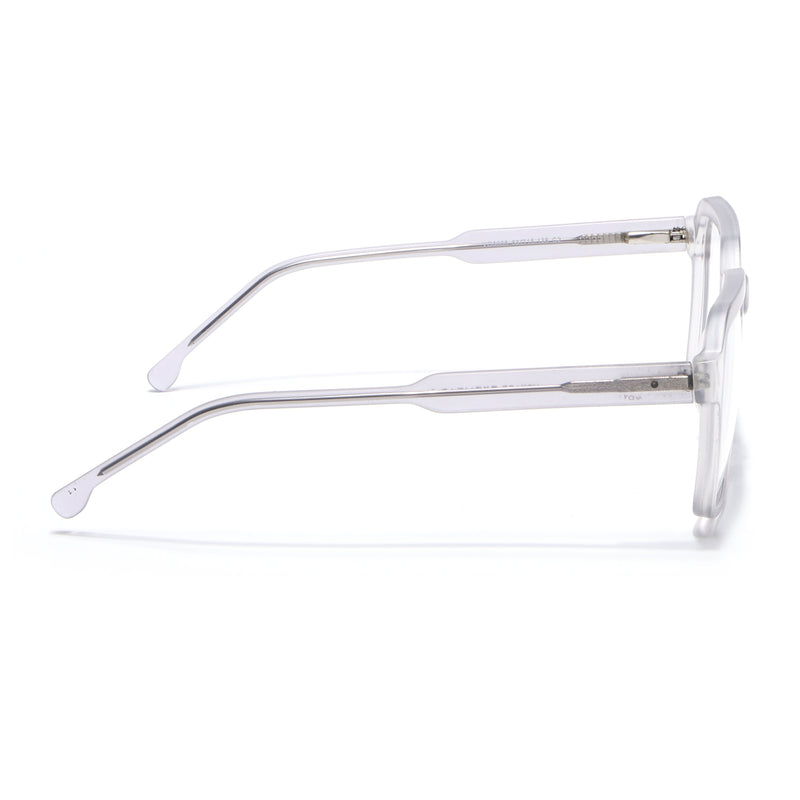 Voyage Transparent Grey Square Eyeglasses for Men & Women (VO8006MG4912-C2)
