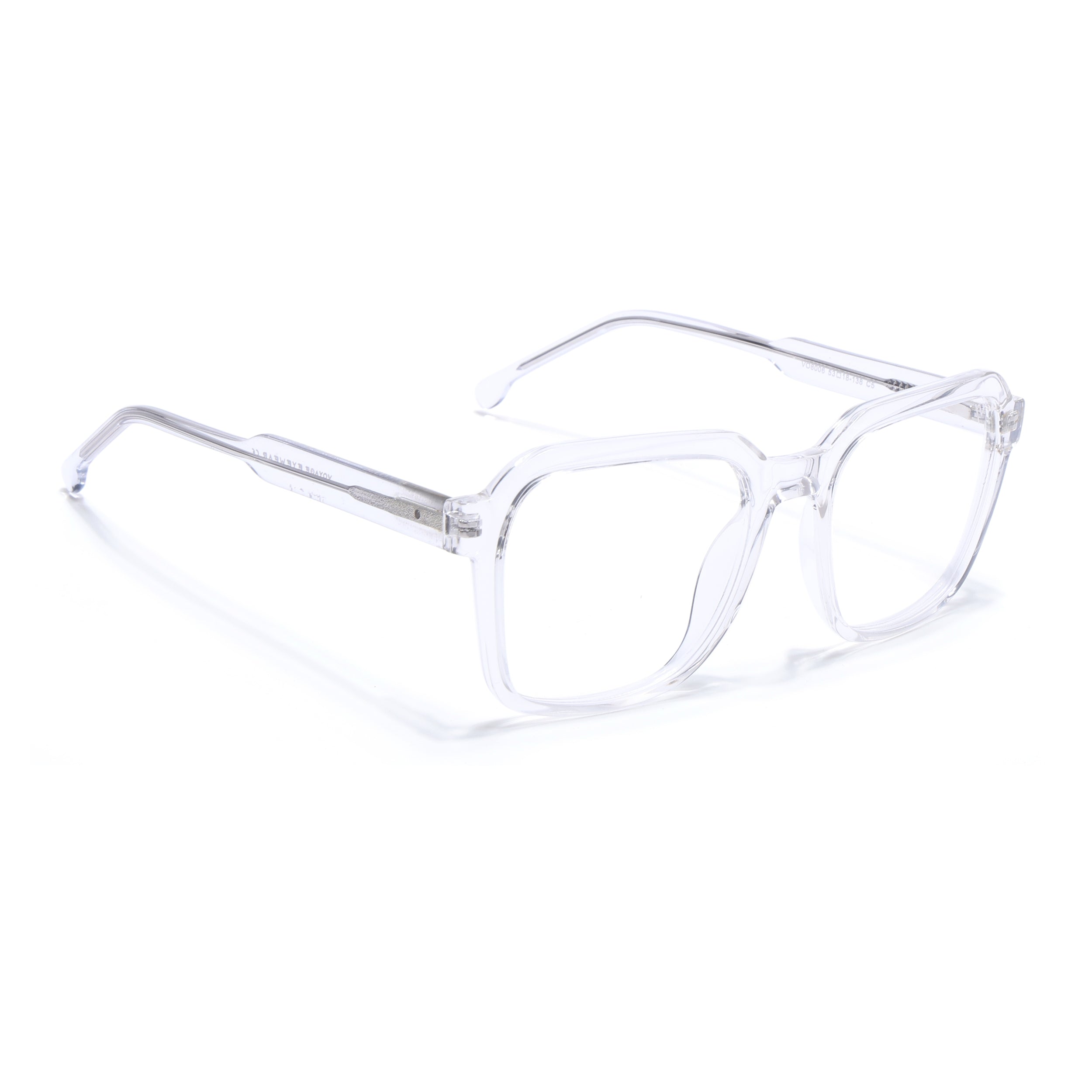 Voyage Transparent Square Eyeglasses for Men & Women (VO8006MG4913-C3)