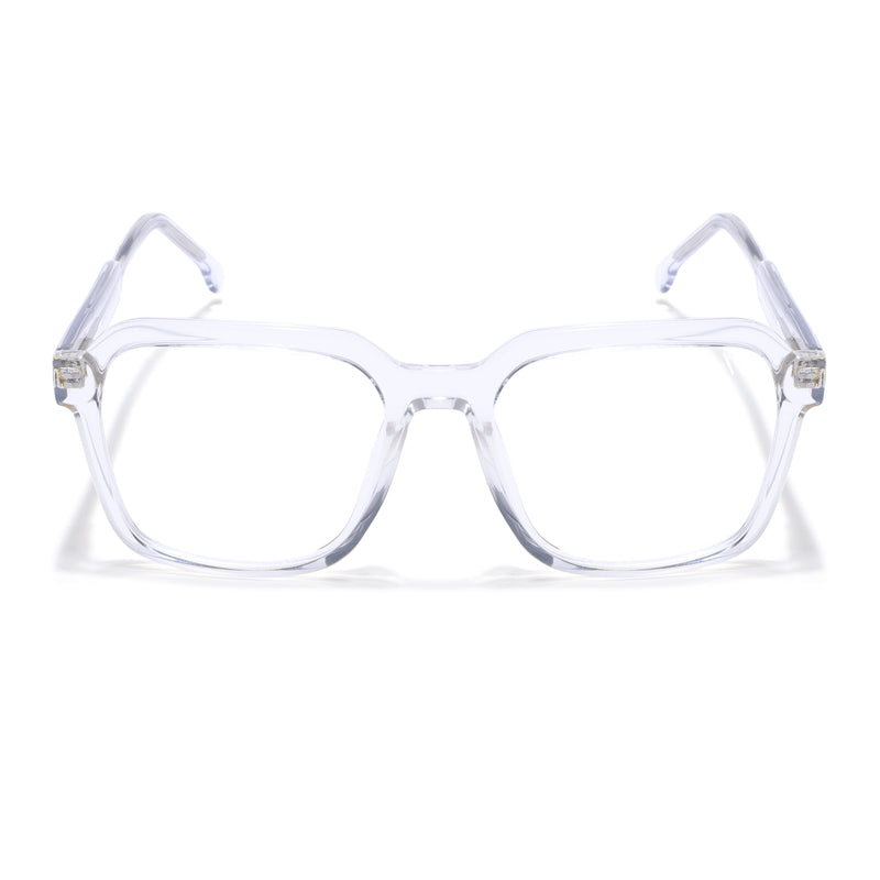 Voyage Transparent Square Eyeglasses for Men & Women (VO8006MG4913-C3)