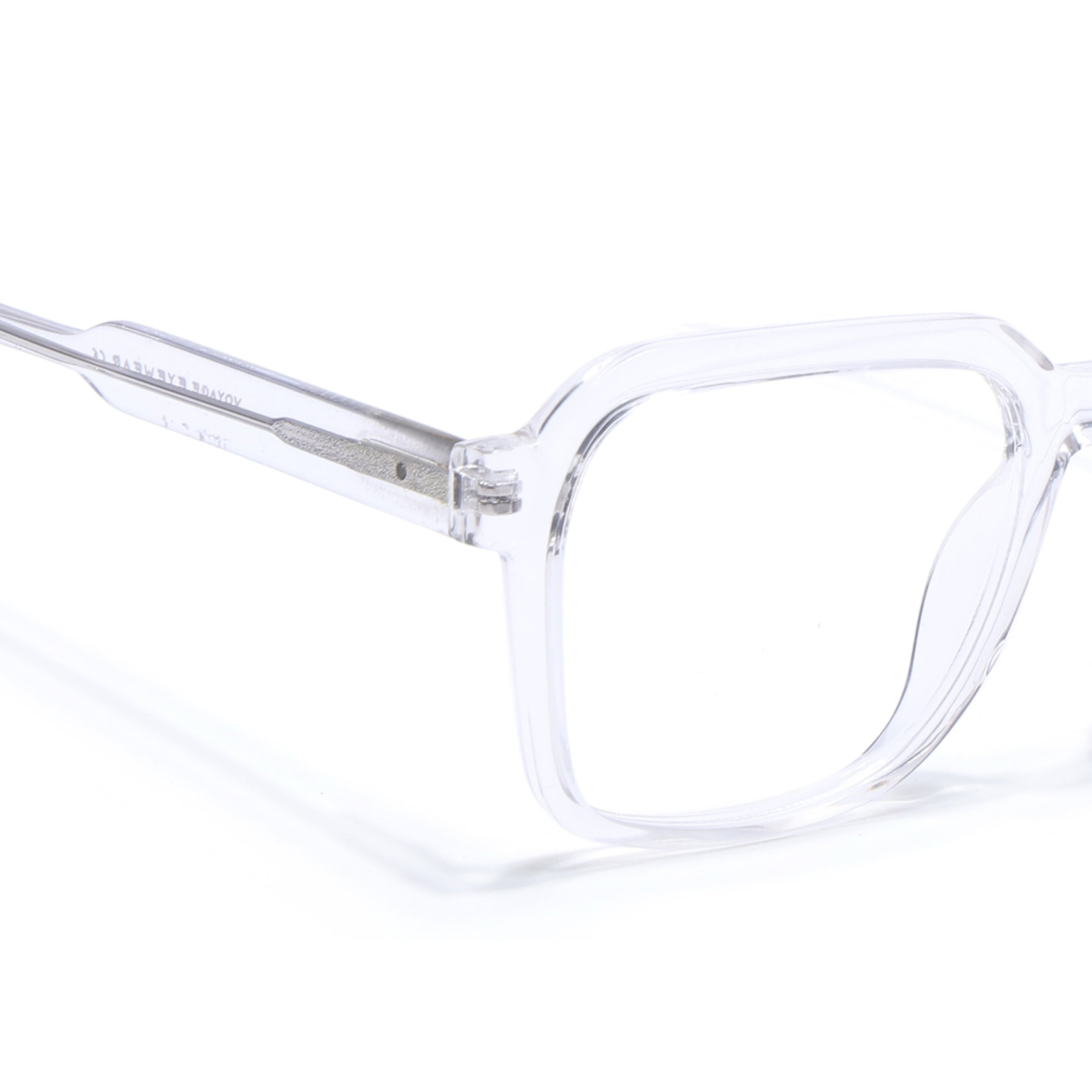 Voyage Transparent Square Eyeglasses for Men & Women (VO8006MG4913-C3)
