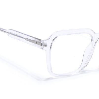 Voyage Transparent Square Eyeglasses for Men & Women (VO8006MG4913-C3)