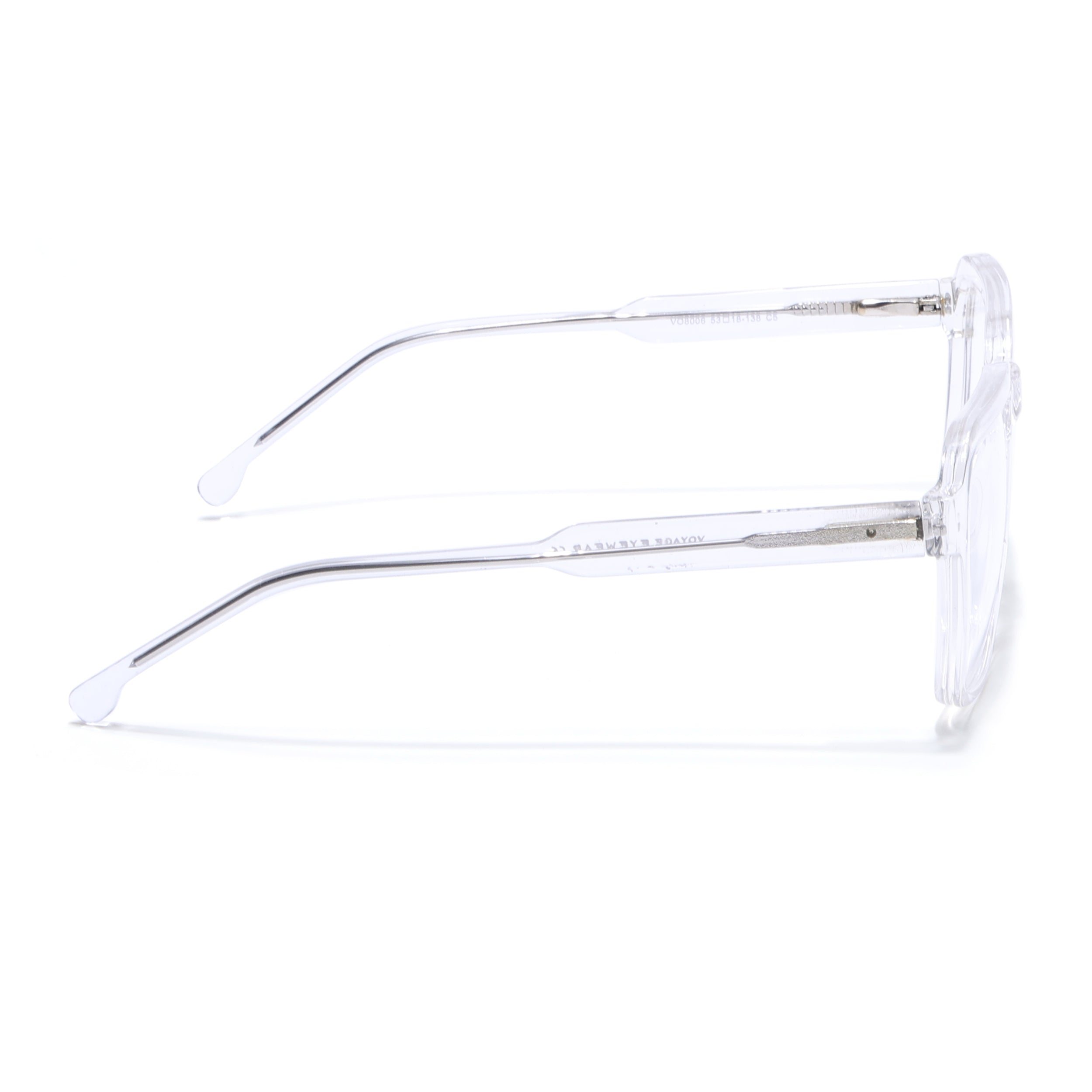 Voyage Transparent Square Eyeglasses for Men & Women (VO8006MG4913-C3)