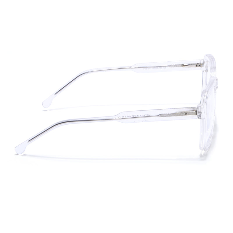 Voyage Transparent Square Eyeglasses for Men & Women (VO8006MG4913-C3)