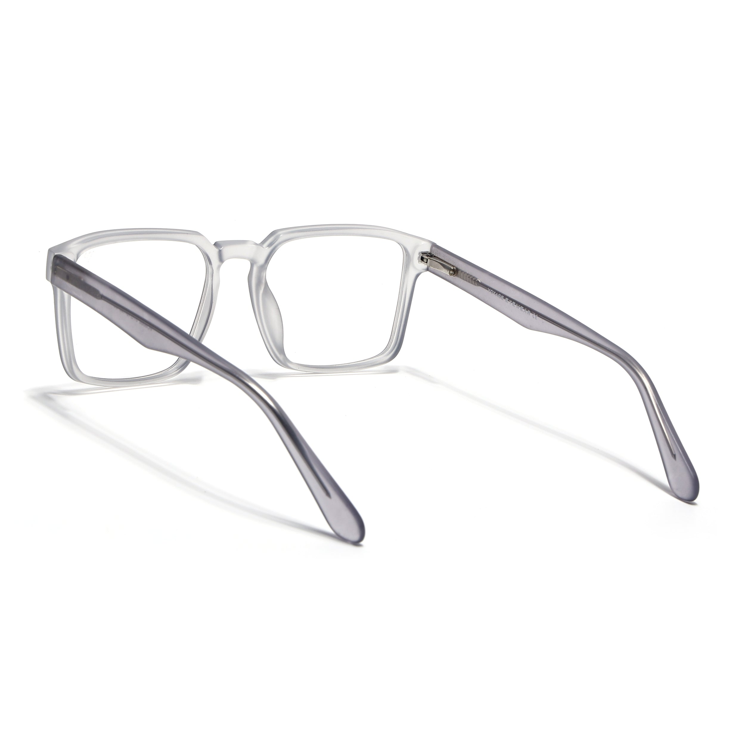 Voyage Transparent Grey Square Eyeglasses for Men & Women (VO8008MG4922-C2)