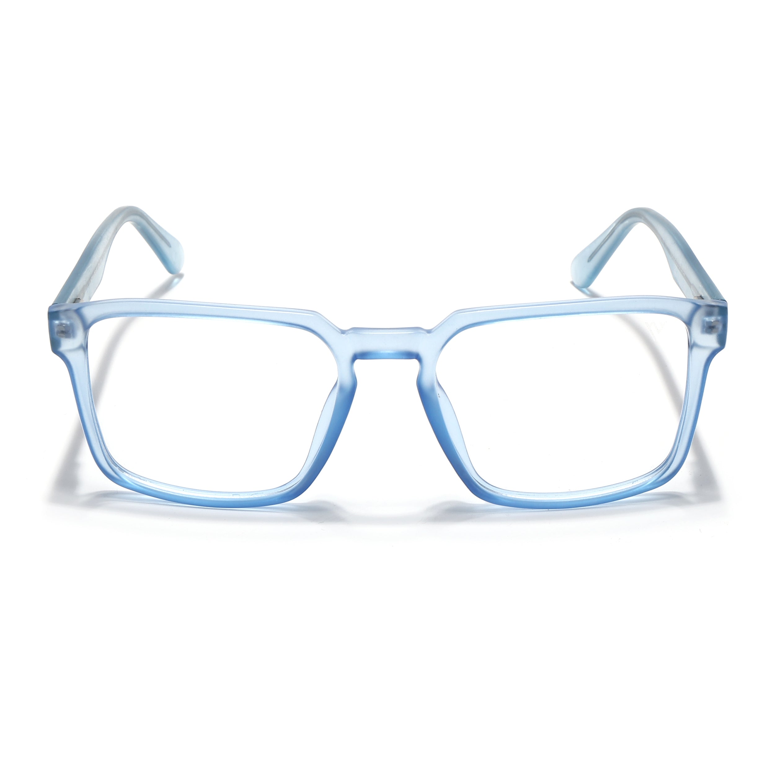 Voyage Transparent Blue Square Eyeglasses for Men & Women (VO8008MG4924-C4)
