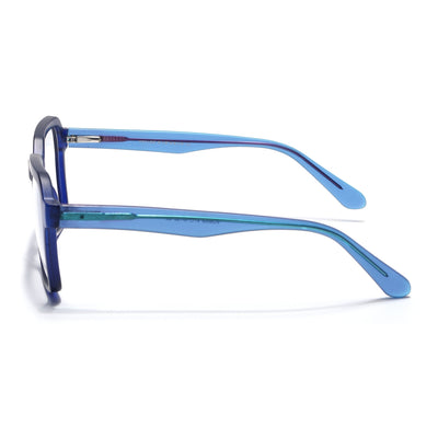 Voyage Navy Blue Square Eyeglasses for Men & Women (VO8008MG4925-C5)