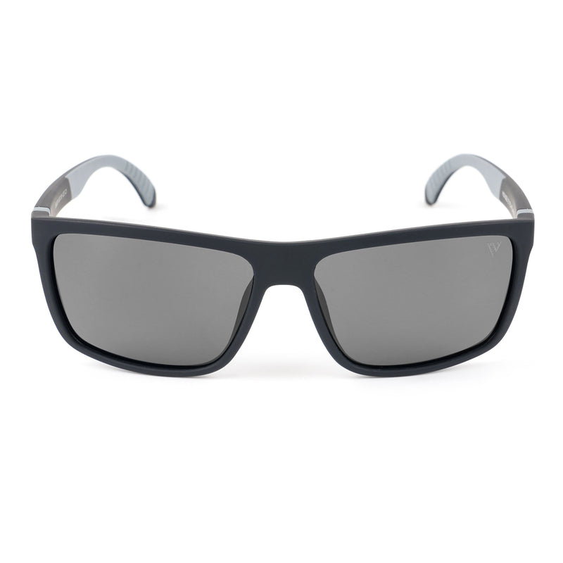 Voyage Wayfarer Polarized Sunglasses for Men & Women (Black Lens | Matt Black Frame - PMG5250)