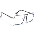 Voyage Exclusive Black & Silver Wayfarer Eyeglasses for Men & Women (VY221010MG5319-C3)