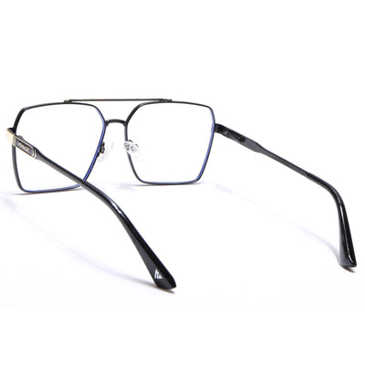 Voyage Exclusive Black & Golden Wayfarer Eyeglasses for Men & Women (VY221011MG5320-C1)
