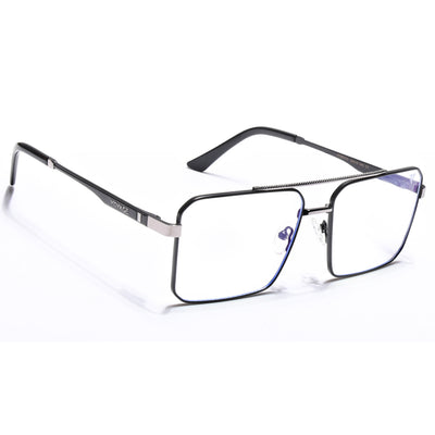 Voyage Exclusive Black & Grey Wayfarer Eyeglasses for Men & Women (VY221013MG5327-C2)