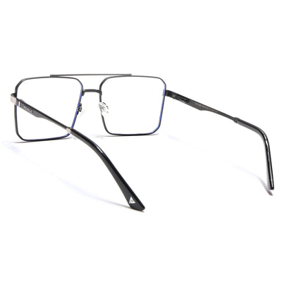 Voyage Exclusive Black & Grey Wayfarer Eyeglasses for Men & Women (VY221013MG5327-C2)