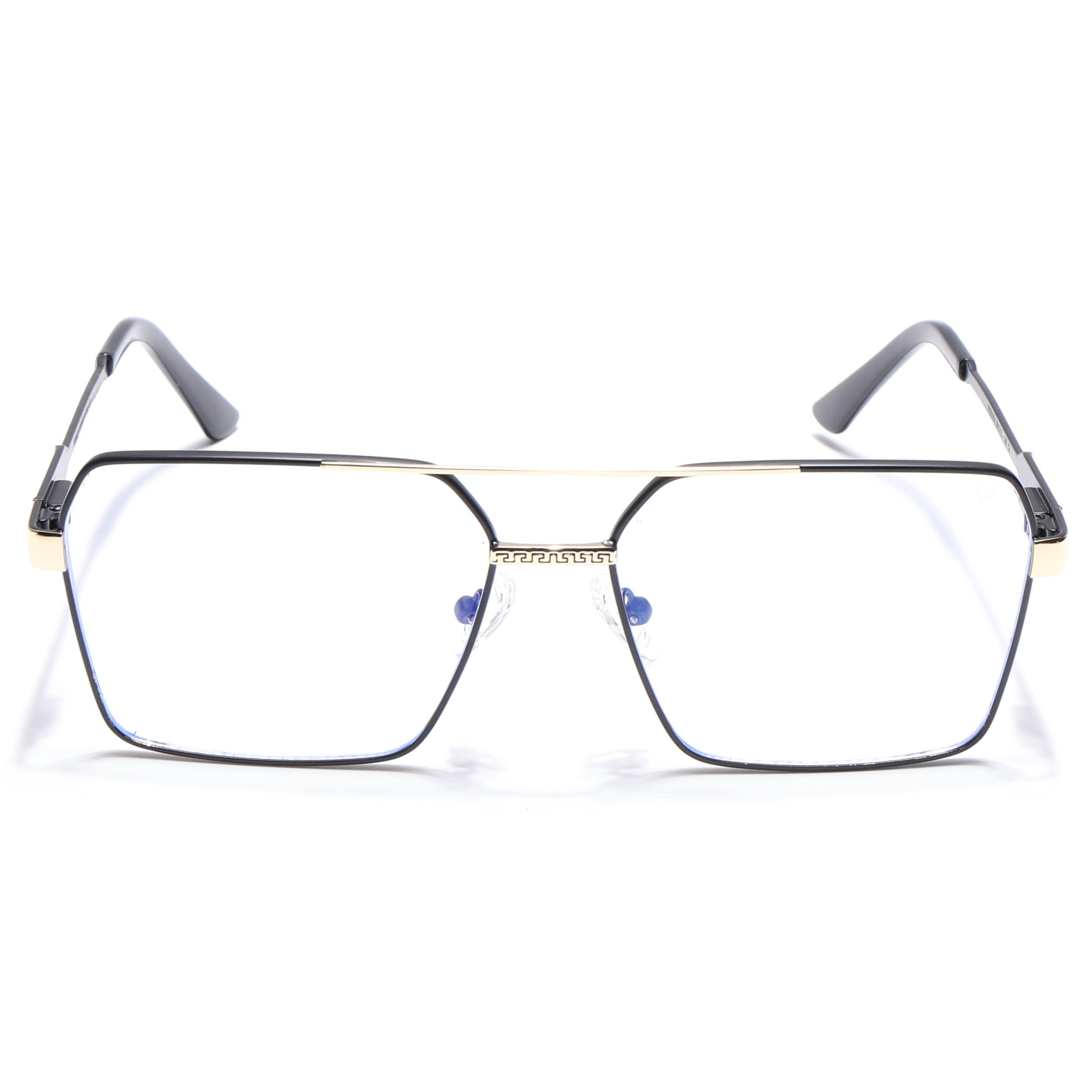 Voyage Exclusive Black & Golden Wayfarer Eyeglasses for Men & Women (VY221014MG5329-C1)