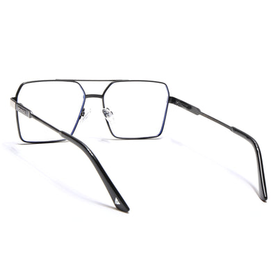 Voyage Exclusive Black & Grey Wayfarer Eyeglasses for Men & Women (VY221014MG5330-C2)