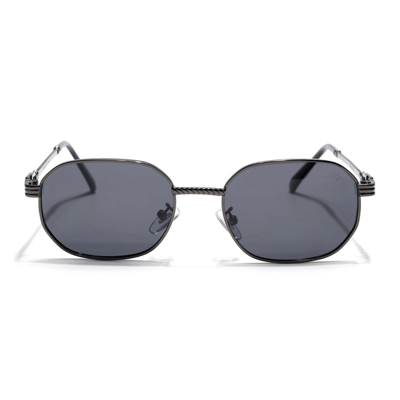 Imperial - Grey Rectangle Polarized Sunglasses (WH4149PCL2232)