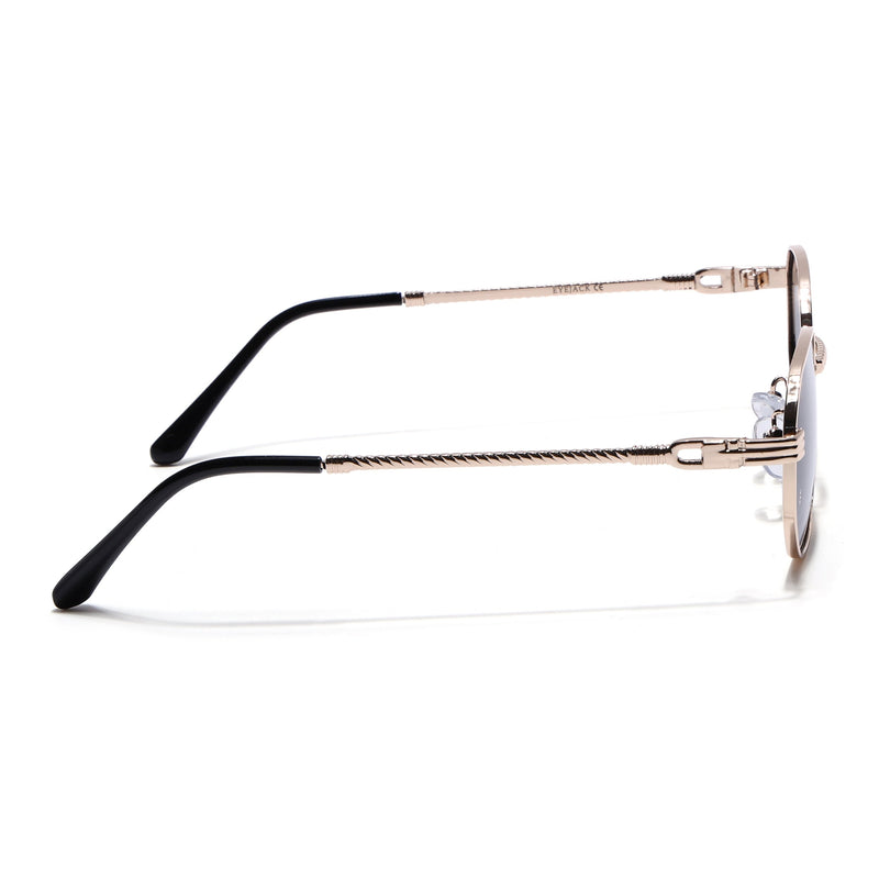 Imperial - Black Golden Rectangle Polarized Sunglasses (WH4149PCL2234)