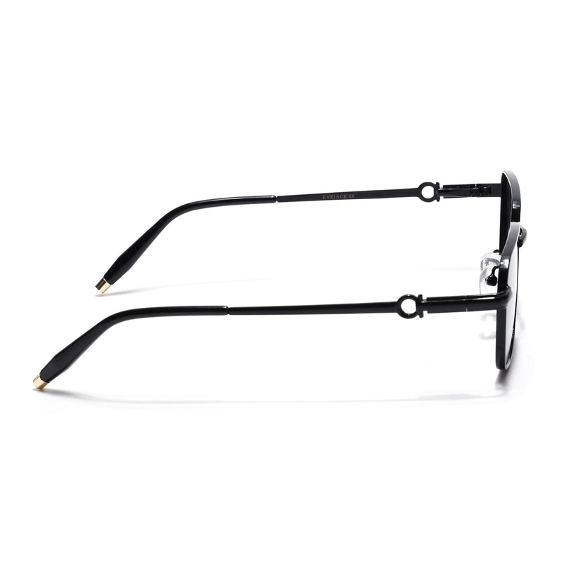 Mocha - Black Rectangle Polarized Sunglasses (WS1411PCL2192)