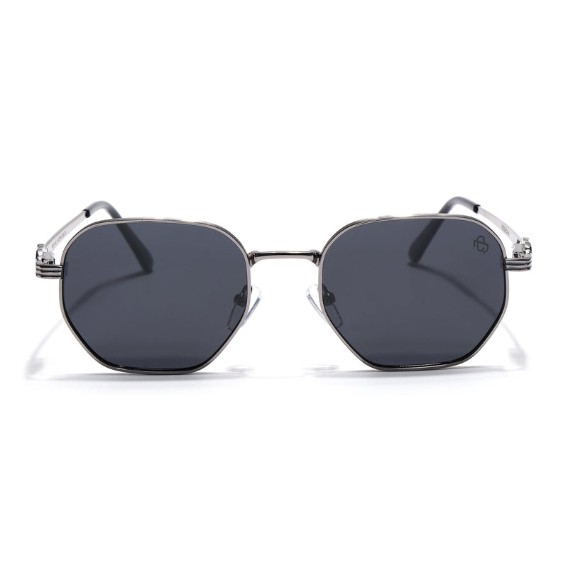 Majesty - Grey Wayfarer Polarized Sunglasses (WS1419PCL2204)