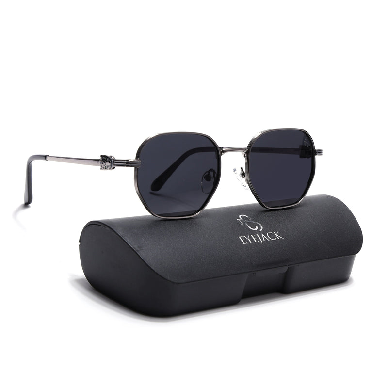 Majesty - Grey Wayfarer Polarized Sunglasses (WS1419PCL2204)