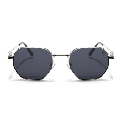 Majesty - Silver Wayfarer Polarized Sunglasses (WS1419PCL2205)