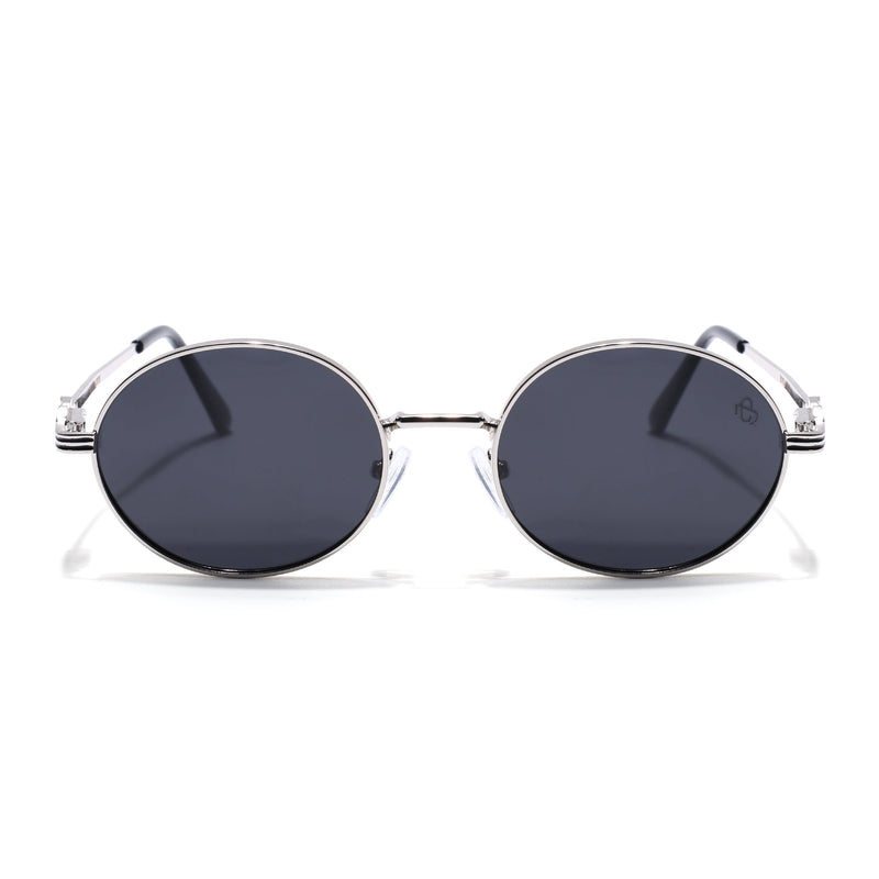 Simba - Silver Oval Polarized Sunglasses (WS1420PCL2211)