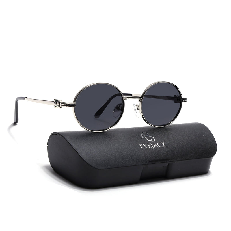 Simba - Silver Oval Polarized Sunglasses (WS1420PCL2211)
