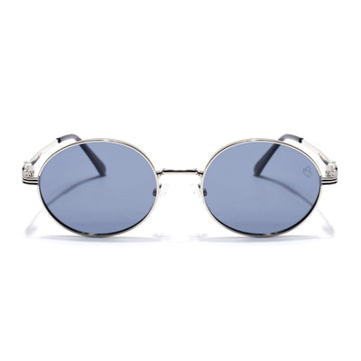 Simba - Silver Oval Polarized Sunglasses (WS1420PCL2212)