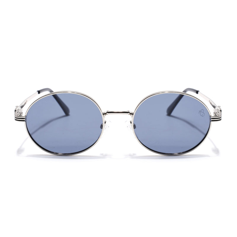 Simba - Silver Oval Polarized Sunglasses (WS1420PCL2212)