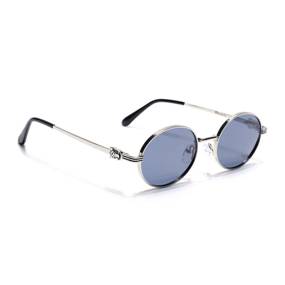 Simba - Silver Oval Polarized Sunglasses (WS1420PCL2212)