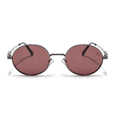 Simba - Grey Oval Polarized Sunglasses (WS1420PCL2215)