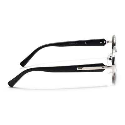 Cruze - Silver Oval Polarized Sunglasses (WU14110PCL2199)