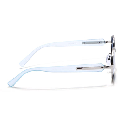 Cruze - Silver Oval Polarized Sunglasses (WU14110PCL2200)